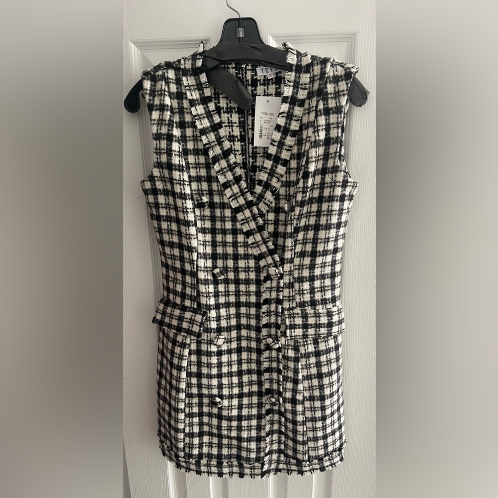 Houndstooth Dress